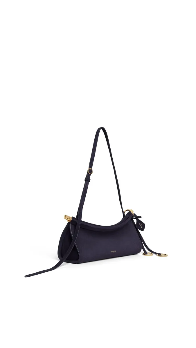 Alaïa Le Click East West Small Bag In Suede | Thumbnail 2 Alaïa Le Click East West Small Bag In Suede | Thumbnail 2