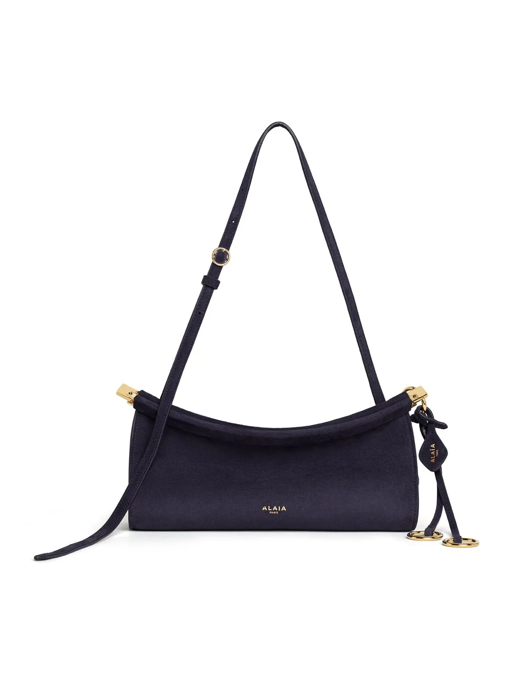 Le Click East West Small Bag In Suede