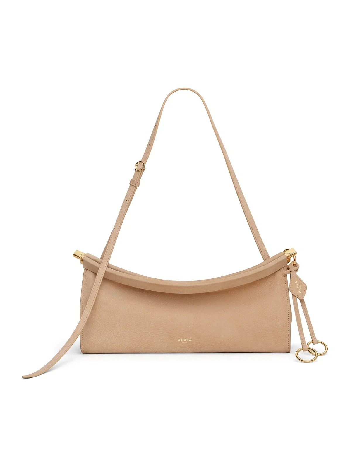 Le Click East West Medium Bag In Nubuck