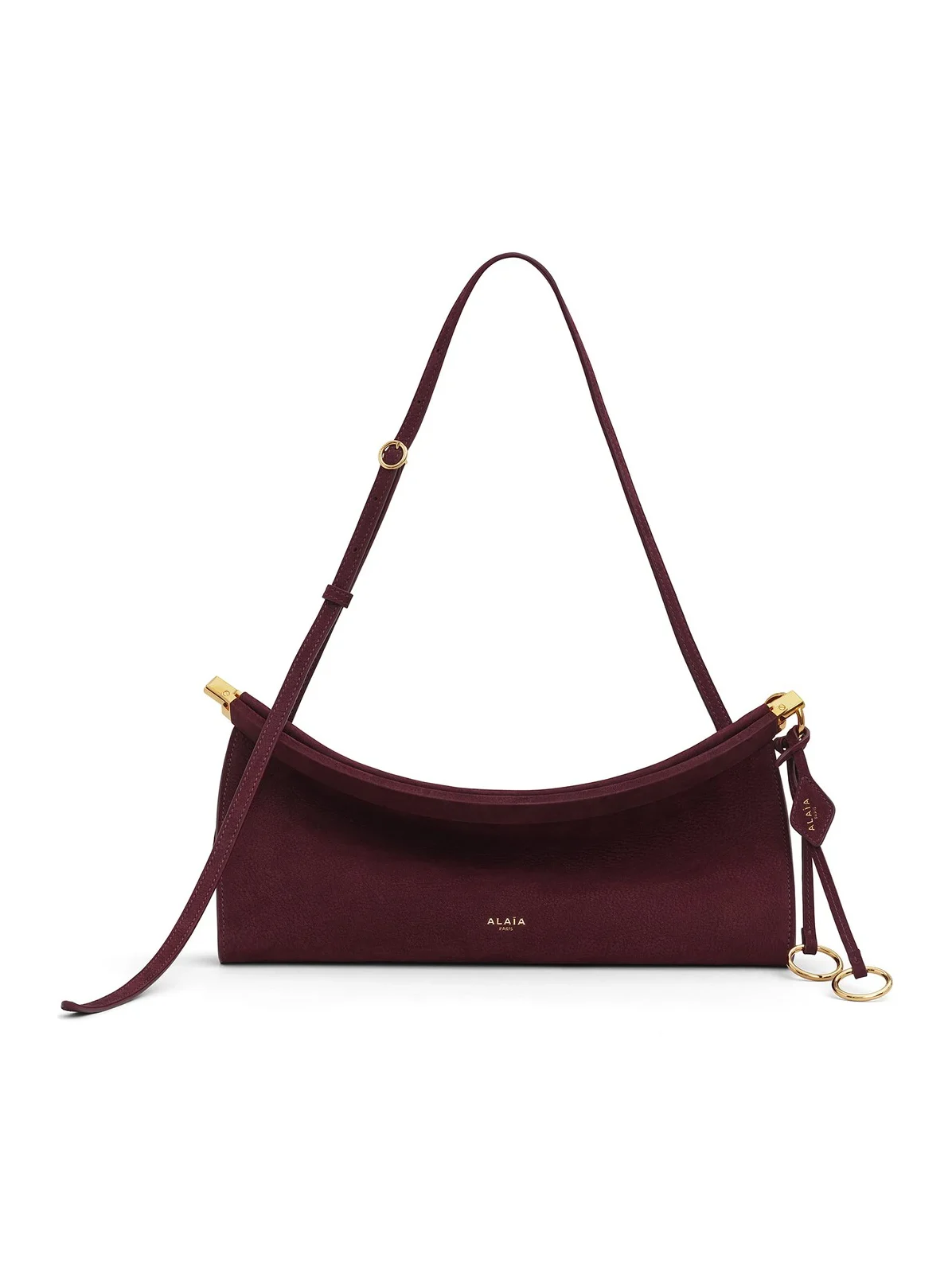 Le Click East West Medium Bag In Nubuck Le Click East West Medium Bag In Nubuck