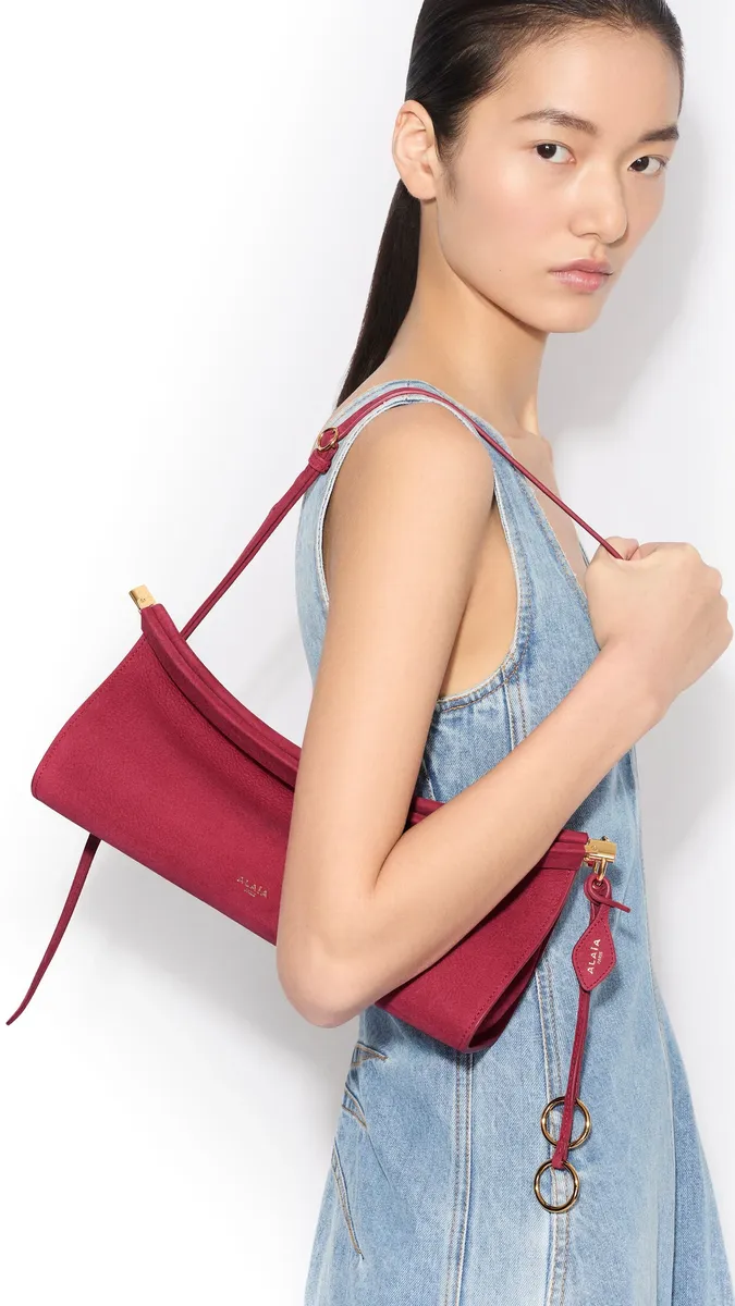Alaïa Le Click East West Medium Bag In Nubuck | Thumbnail 4
