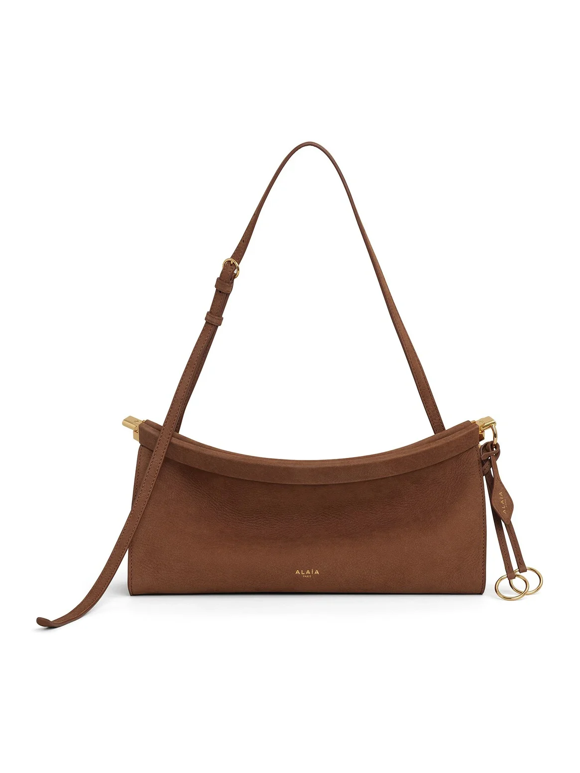 Le Click East West Medium Bag In Nubuck Le Click East West Medium Bag In Nubuck