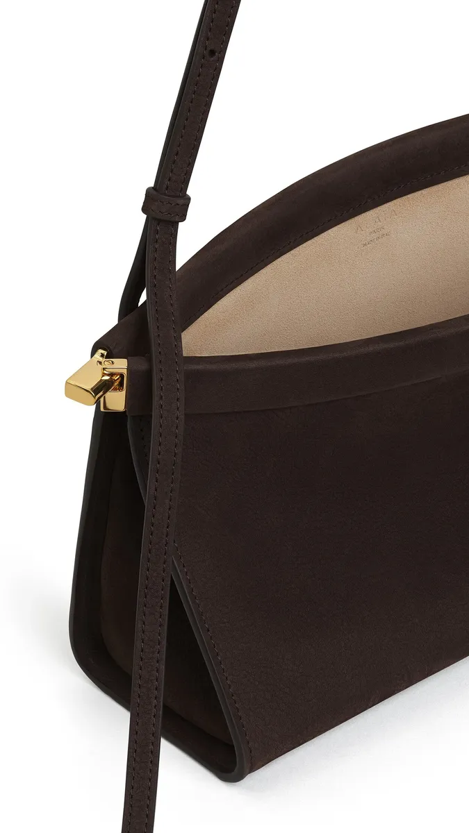 Alaïa Le Click East West Medium Bag In Nubuck | Thumbnail 3 Alaïa Le Click East West Medium Bag In Nubuck | Thumbnail 3