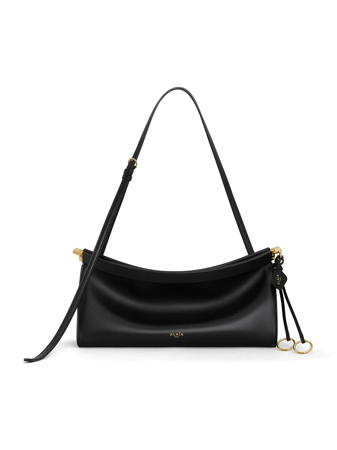 Le Click East West Medium Bag In Calfskin Le Click East West Medium Bag In Calfskin