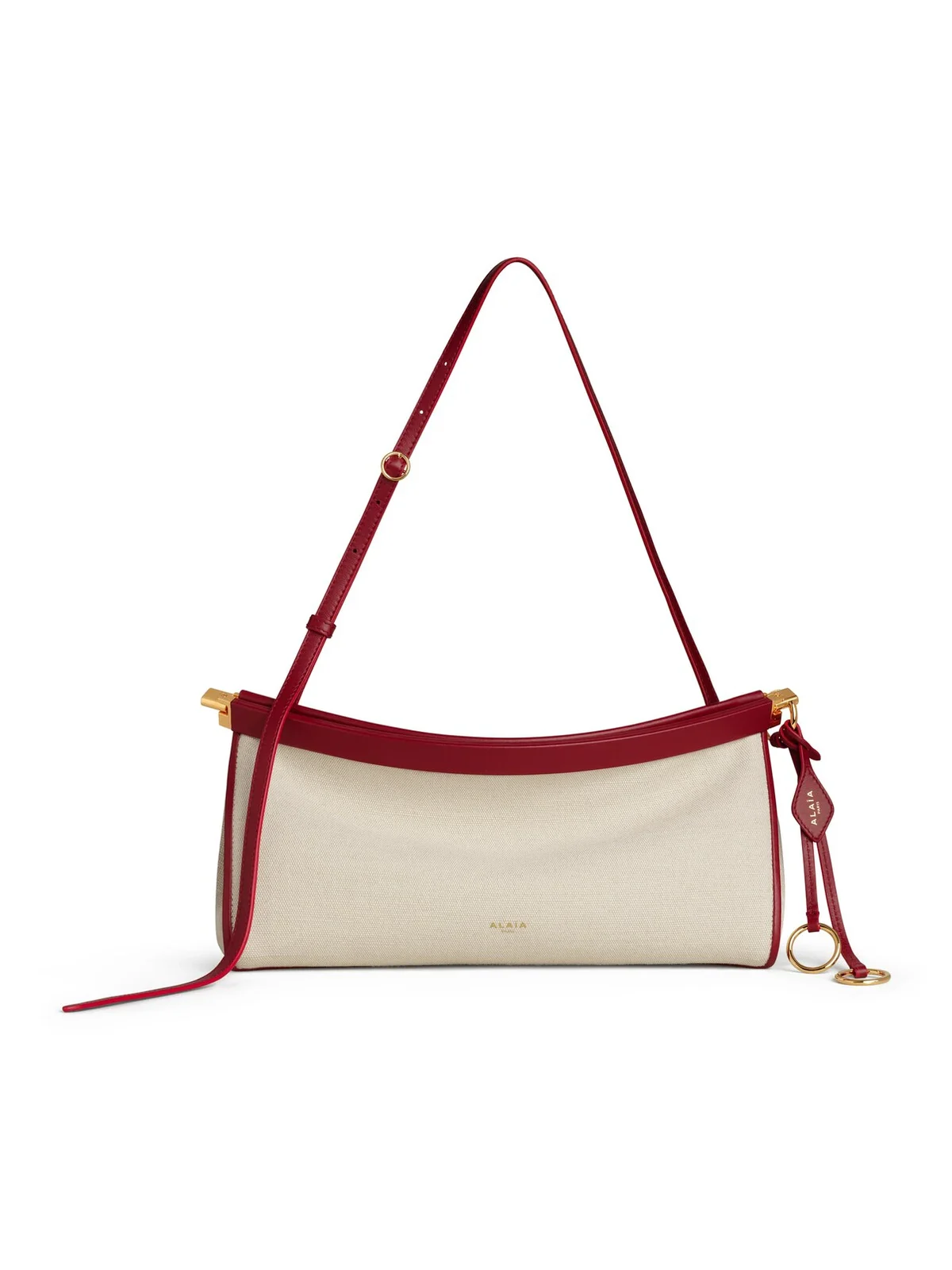 Le Click East West Medium Bag In Canvas Le Click East West Medium Bag In Canvas