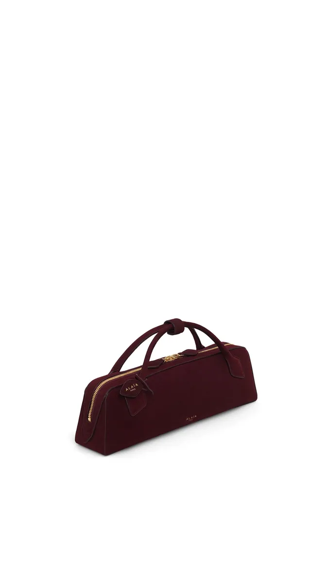 Alaïa Le Teckel Clutch In Suede | Thumbnail 2 Alaïa Le Teckel Clutch In Suede | Thumbnail 2