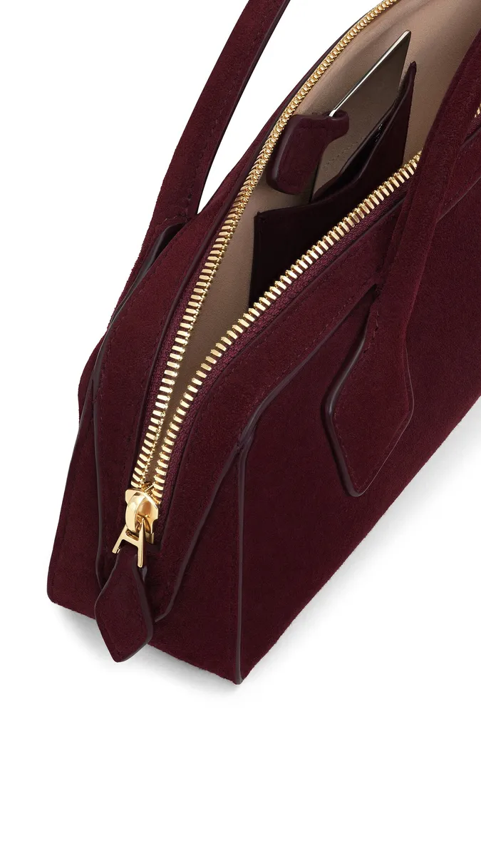 Alaïa Le Teckel Clutch In Suede | Thumbnail 3 Alaïa Le Teckel Clutch In Suede | Thumbnail 3