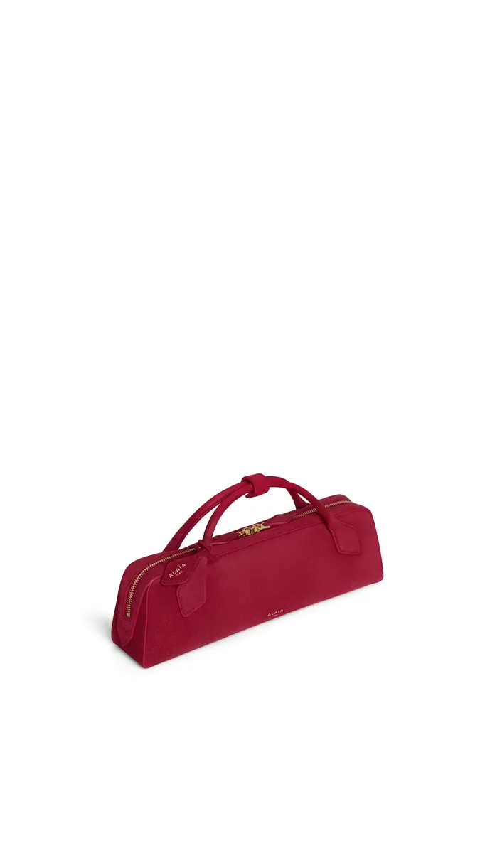 Alaïa Le Teckel Clutch In Suede | Thumbnail 2 Alaïa Le Teckel Clutch In Suede | Thumbnail 2