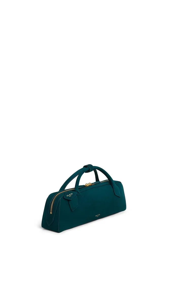 Alaïa Le Teckel Clutch In Suede | Thumbnail 2 Alaïa Le Teckel Clutch In Suede | Thumbnail 2