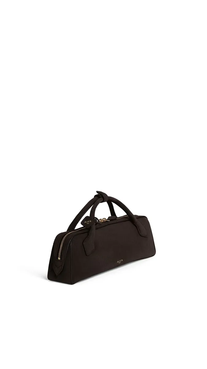 Alaïa Le Teckel Clutch In Suede | Thumbnail 2 Alaïa Le Teckel Clutch In Suede | Thumbnail 2