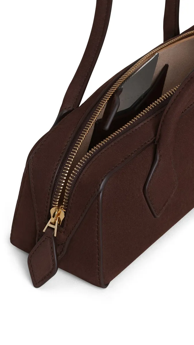 Alaïa Le Teckel Small Bag In Nubuck | Thumbnail 3