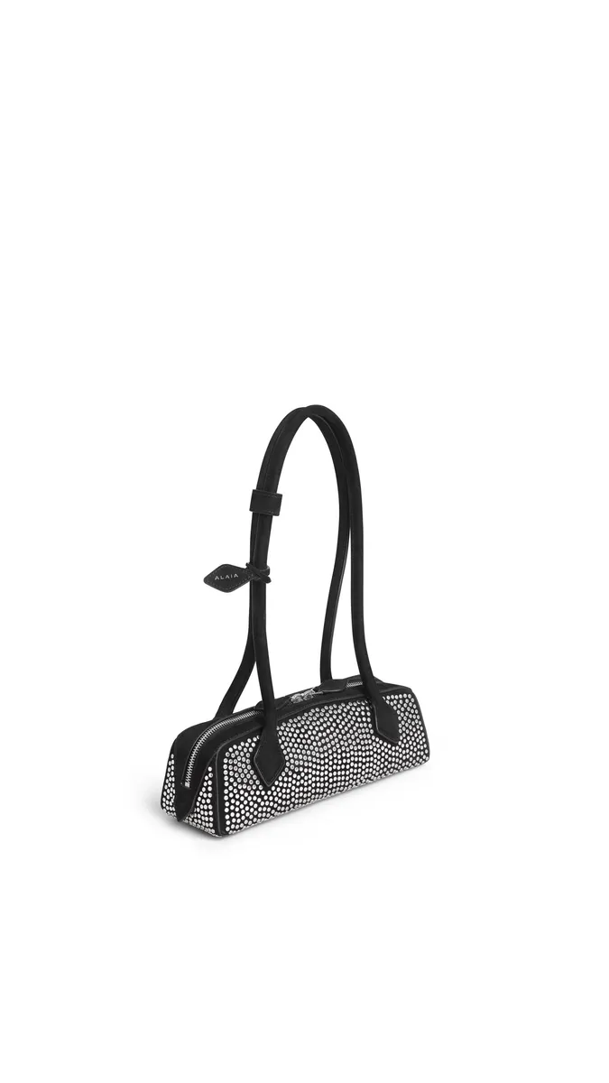 Alaïa Le Teckel Small Bag In Suede & Studs | Thumbnail 2 Alaïa Le Teckel Small Bag In Suede & Studs | Thumbnail 2