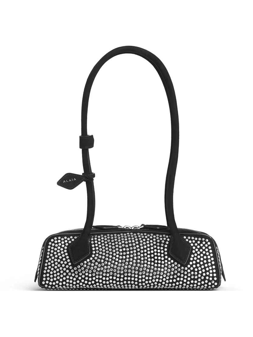 Le Teckel Small Bag In Suede & Studs Le Teckel Small Bag In Suede & Studs