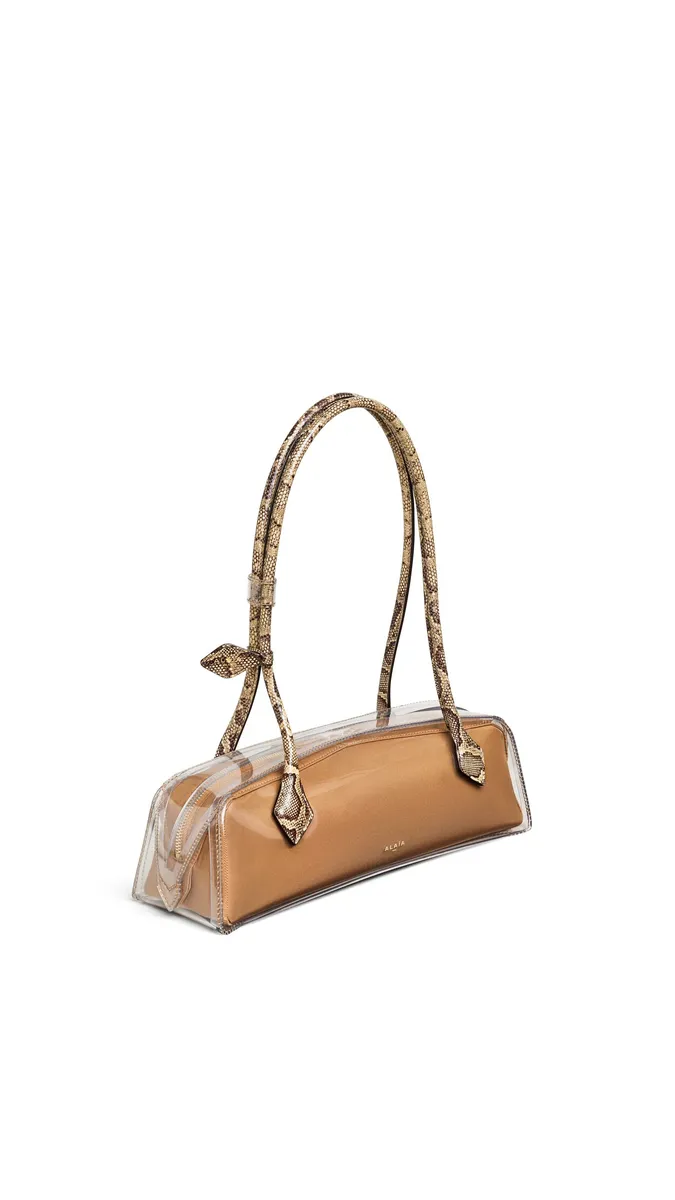 Alaïa Le Teckel Medium Bag In Polyurethane And Ayers Leather | Thumbnail 2 Alaïa Le Teckel Medium Bag In Polyurethane And Ayers Leather | Thumbnail 2
