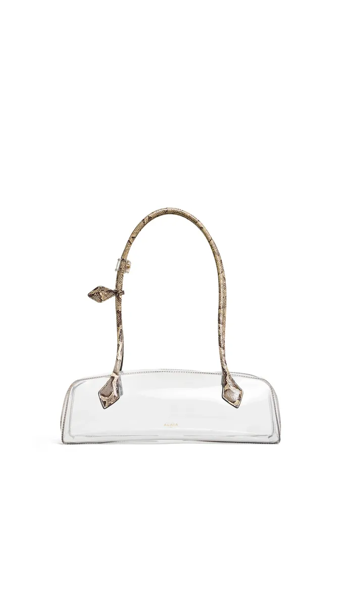 Alaïa Le Teckel Medium Bag In Polyurethane And Ayers Leather | Thumbnail 5 Alaïa Le Teckel Medium Bag In Polyurethane And Ayers Leather | Thumbnail 5