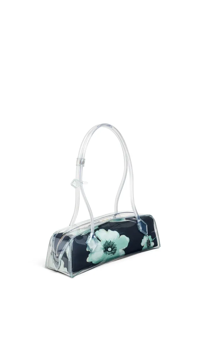 Alaïa Le Teckel Medium Bag In Polyurethane And Flower Print | Thumbnail 2
