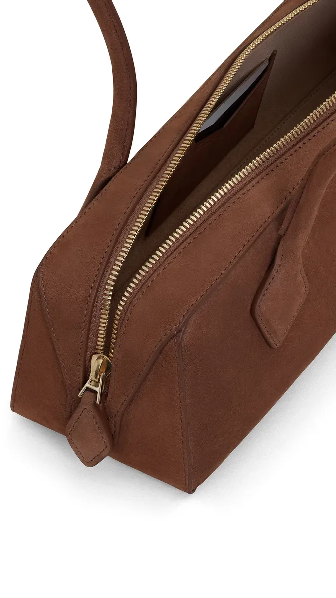 Alaïa Le Teckel Medium Bag In Nubuck | Thumbnail 3