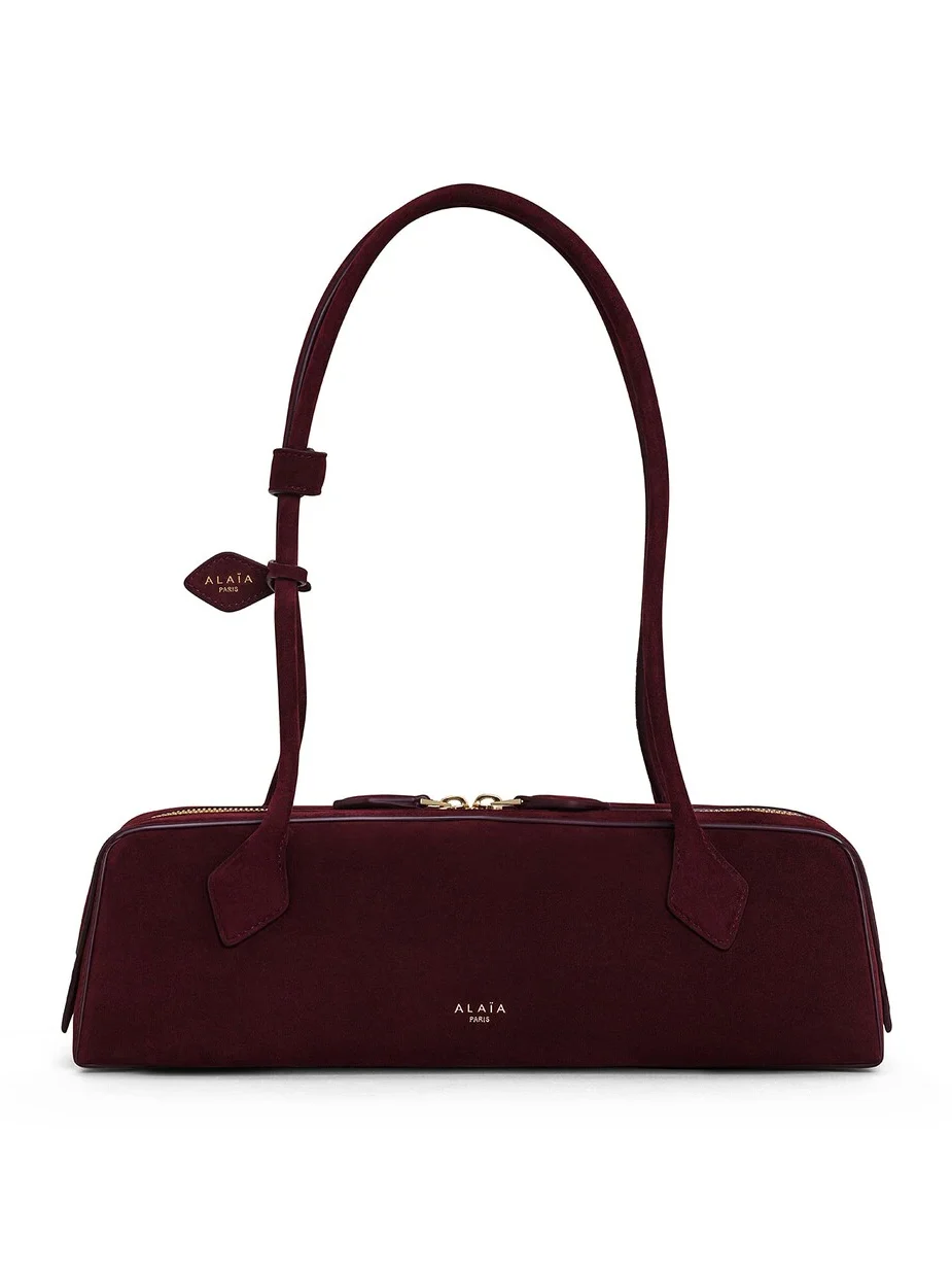 Alaïa Le Teckel Medium Bag In Suede