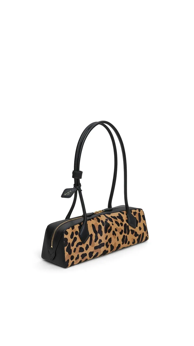 Alaïa Le Teckel Medium Bag In Leopard Haircalf | Thumbnail 2 Alaïa Le Teckel Medium Bag In Leopard Haircalf | Thumbnail 2