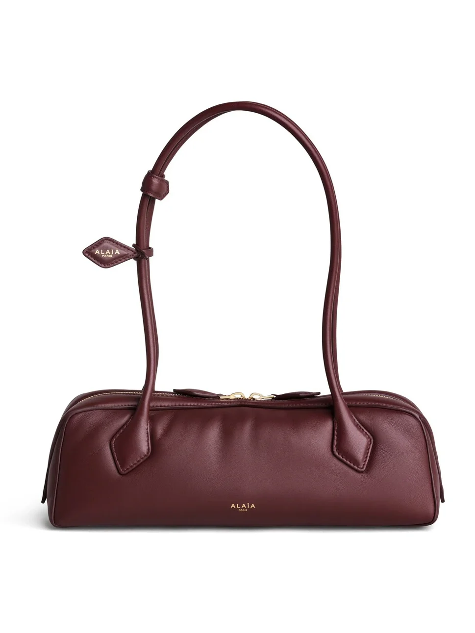 Le Teckel Medium Bag In Padded Leather Le Teckel Medium Bag In Padded Leather