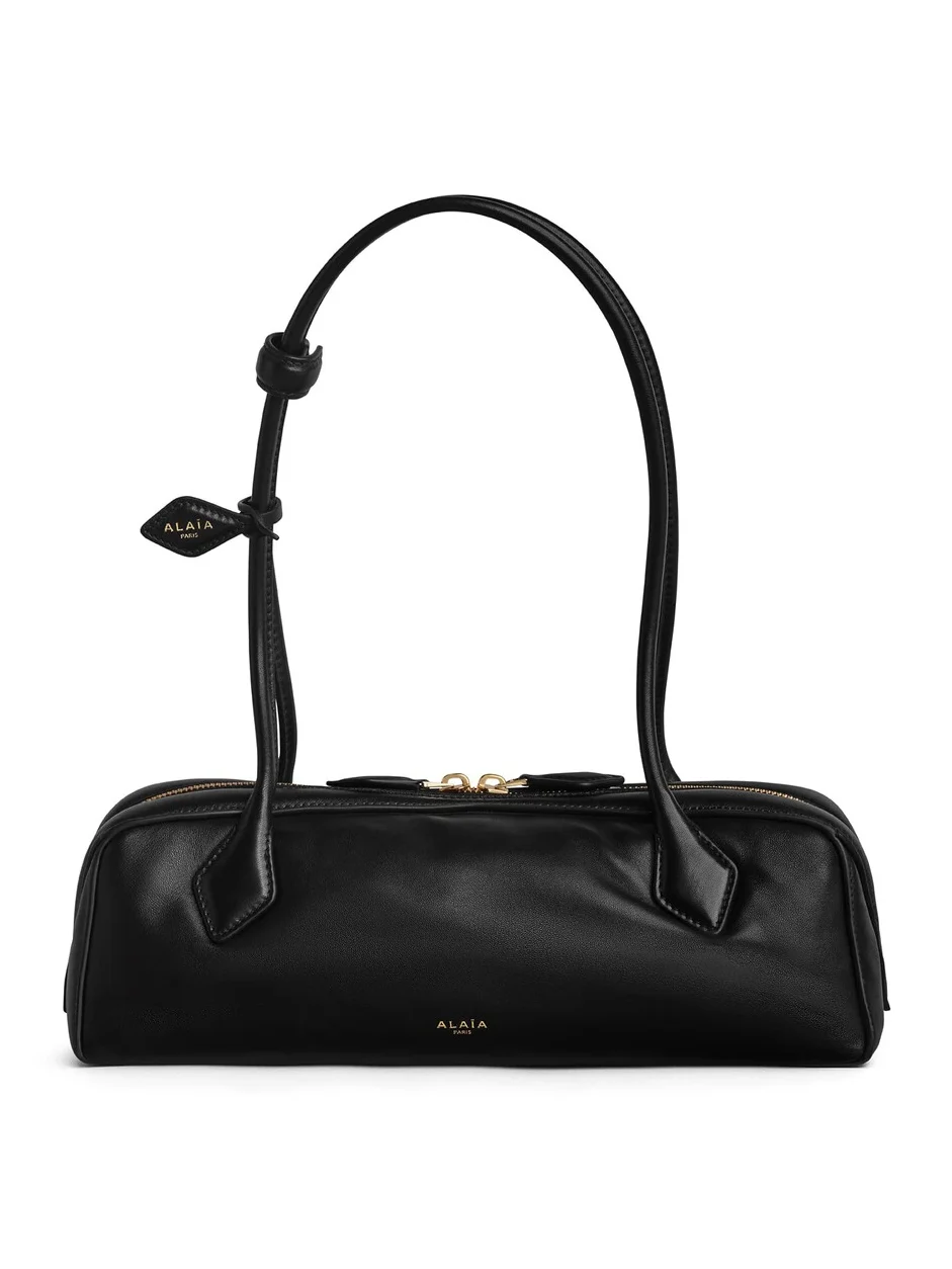 Le Teckel Medium Bag In Padded Leather Le Teckel Medium Bag In Padded Leather