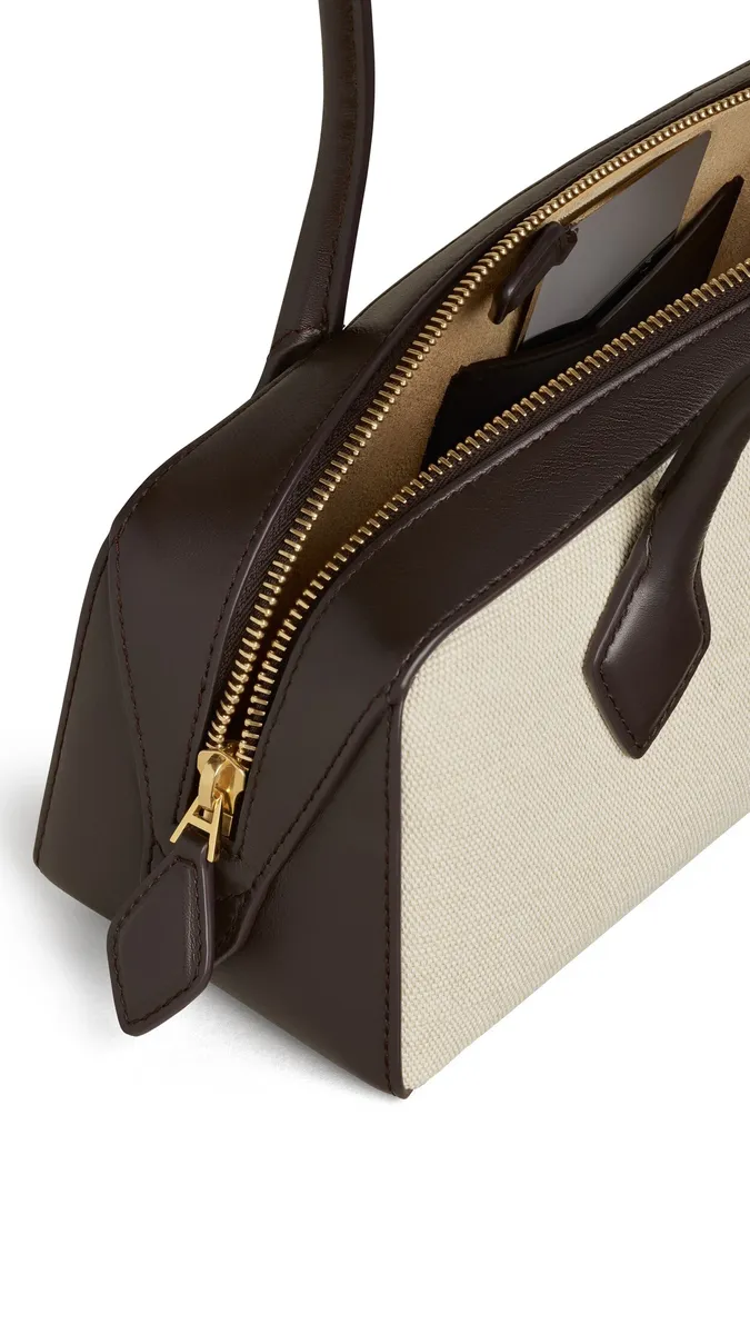 Alaïa Le Teckel Medium Bag In Canvas | Thumbnail 3 Alaïa Le Teckel Medium Bag In Canvas | Thumbnail 3