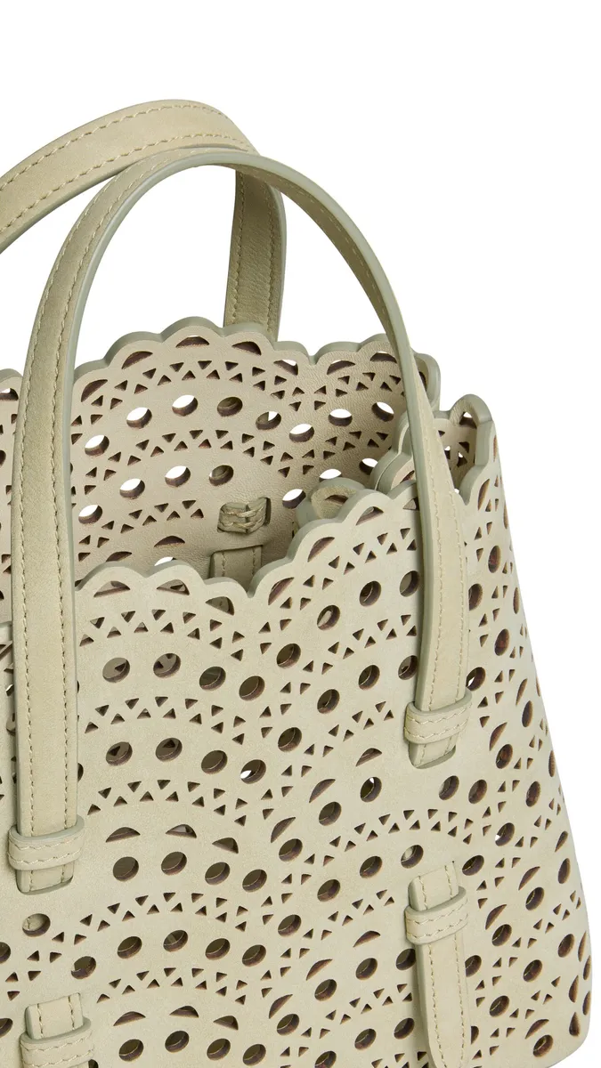 Alaïa Mina 20 Bag In Perforated Vienne Nubuck | Thumbnail 3 Alaïa Mina 20 Bag In Perforated Vienne Nubuck | Thumbnail 3