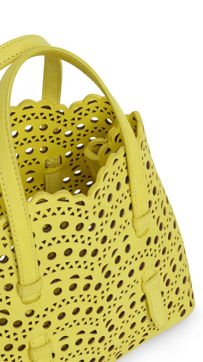 Alaïa Mina 20 Bag In Perforated Vienne Nubuck | Thumbnail 3