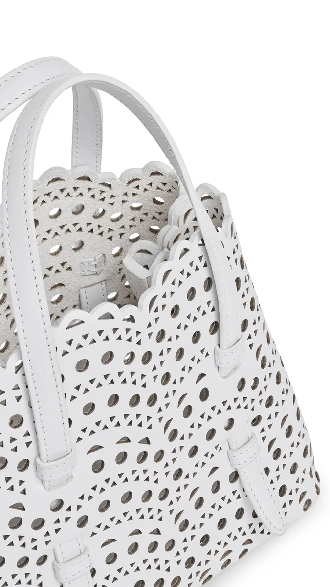 Alaïa Mina 20 Bag In Perforated Vienne Calfskin | Thumbnail 3 Alaïa Mina 20 Bag In Perforated Vienne Calfskin | Thumbnail 3