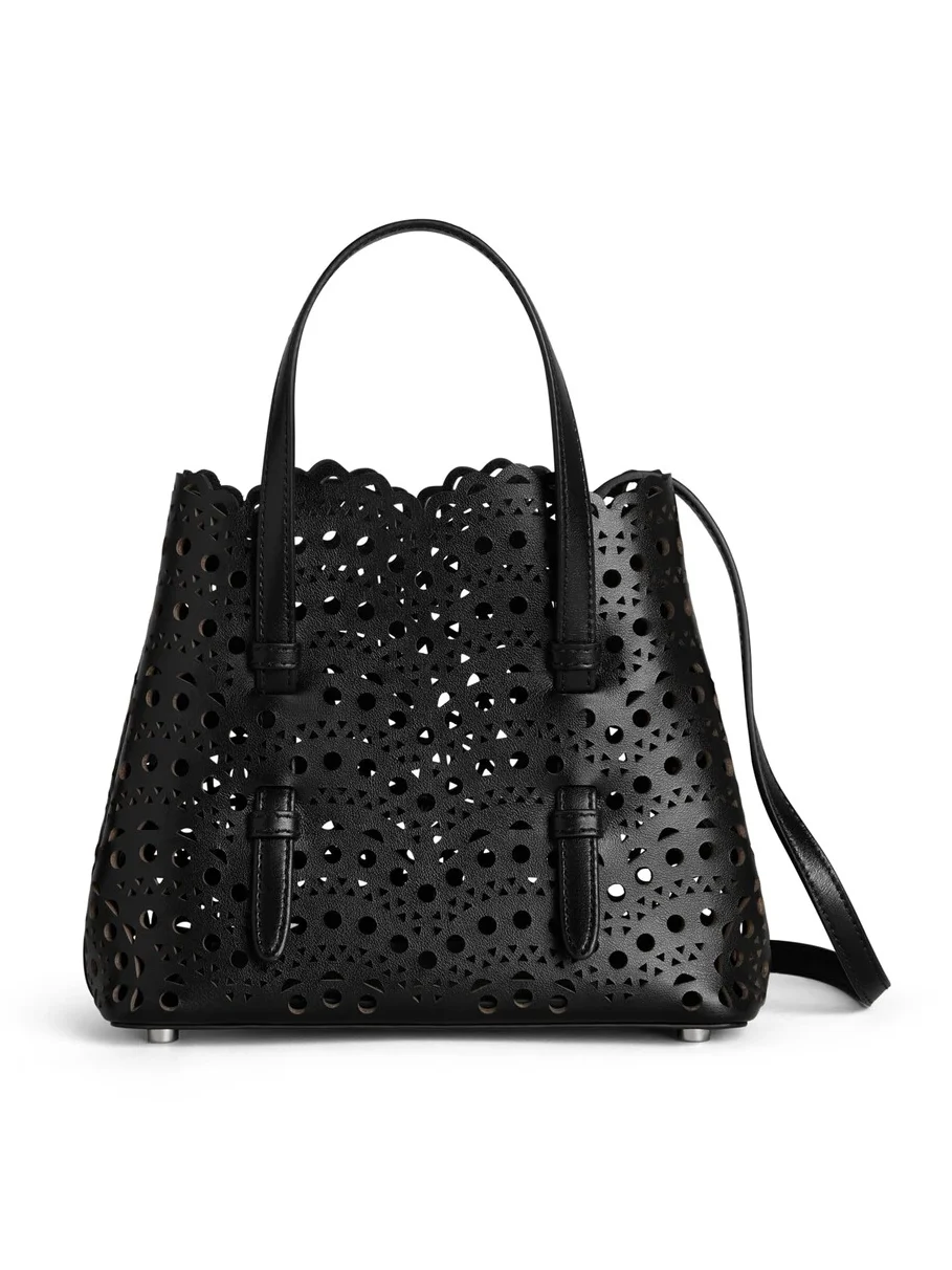 Alaïa Mina 20 Bag In Perforated Vienne Calfskin