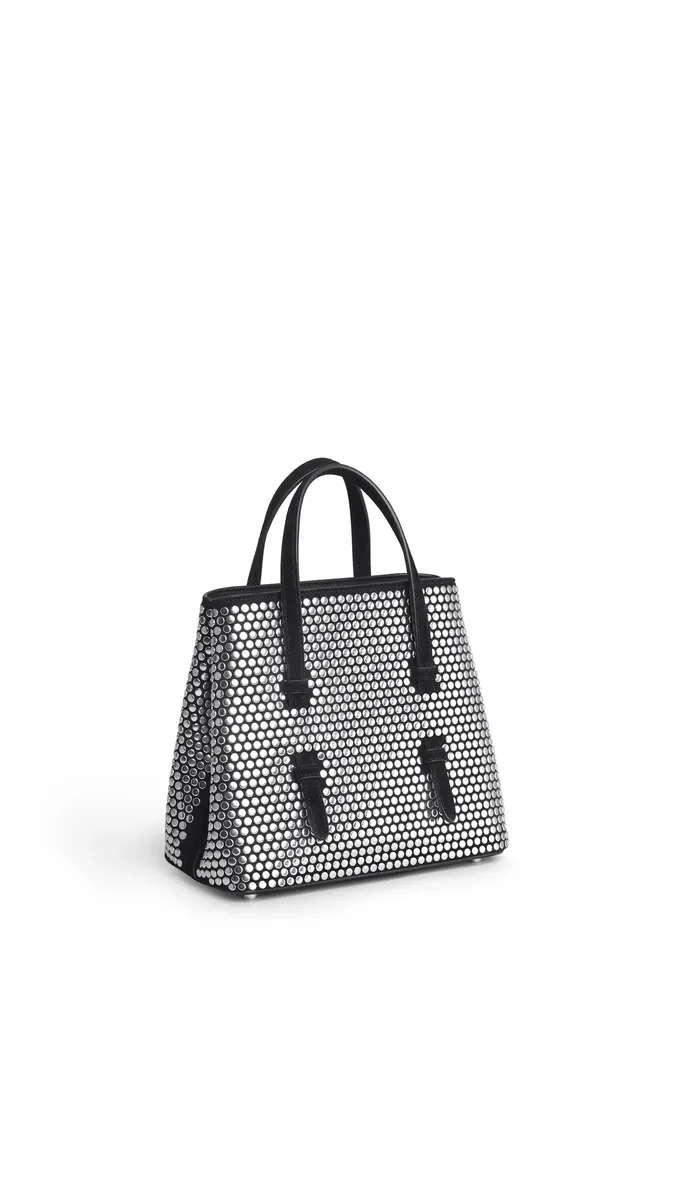 Alaïa Mina 20 Bag In Suede With Studs | Thumbnail 2 Alaïa Mina 20 Bag In Suede With Studs | Thumbnail 2