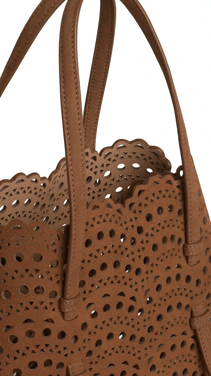 Alaïa Mina 25 Bag In Perforated Vienne Nubuck | Thumbnail 3 Alaïa Mina 25 Bag In Perforated Vienne Nubuck | Thumbnail 3