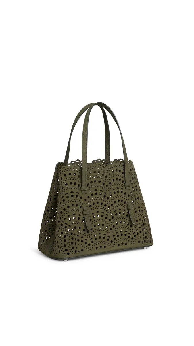 Alaïa Mina 25 Bag In Perforated Vienne Nubuck | Thumbnail 2 Alaïa Mina 25 Bag In Perforated Vienne Nubuck | Thumbnail 2