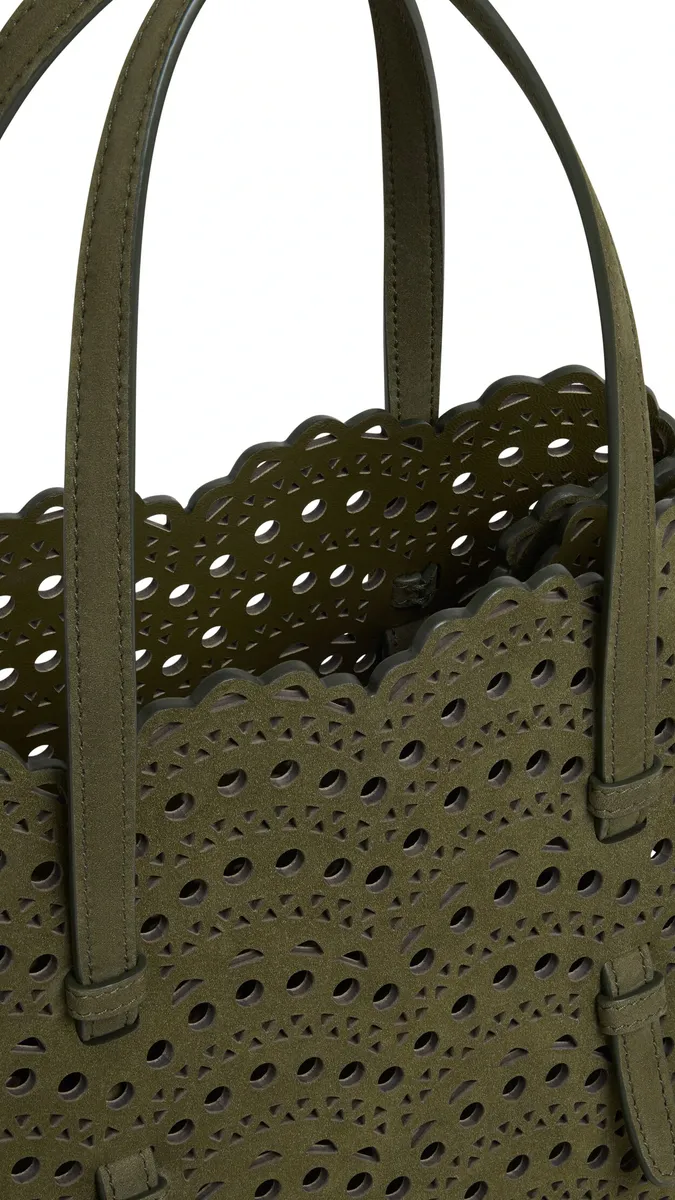 Alaïa Mina 25 Bag In Perforated Vienne Nubuck | Thumbnail 3 Alaïa Mina 25 Bag In Perforated Vienne Nubuck | Thumbnail 3