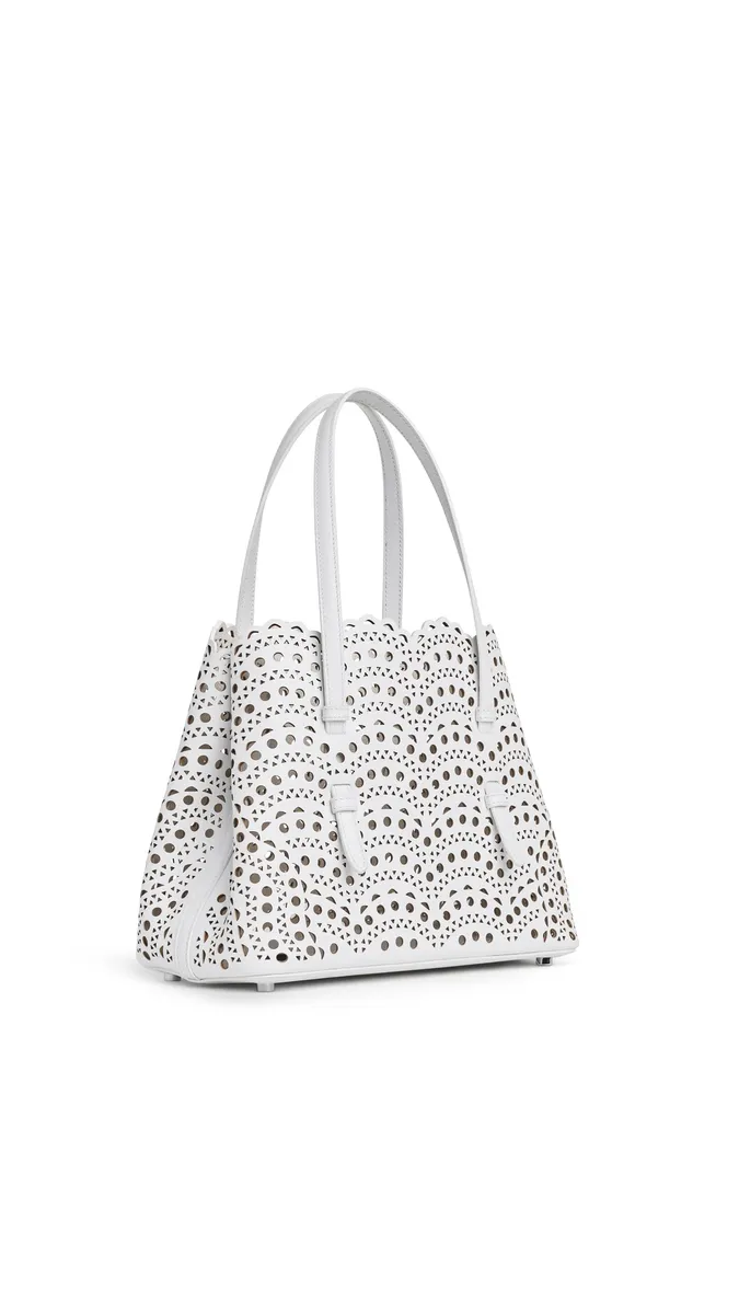 Alaïa Mina 25 Bag In Perforated Vienne Calfskin | Thumbnail 2 Alaïa Mina 25 Bag In Perforated Vienne Calfskin | Thumbnail 2