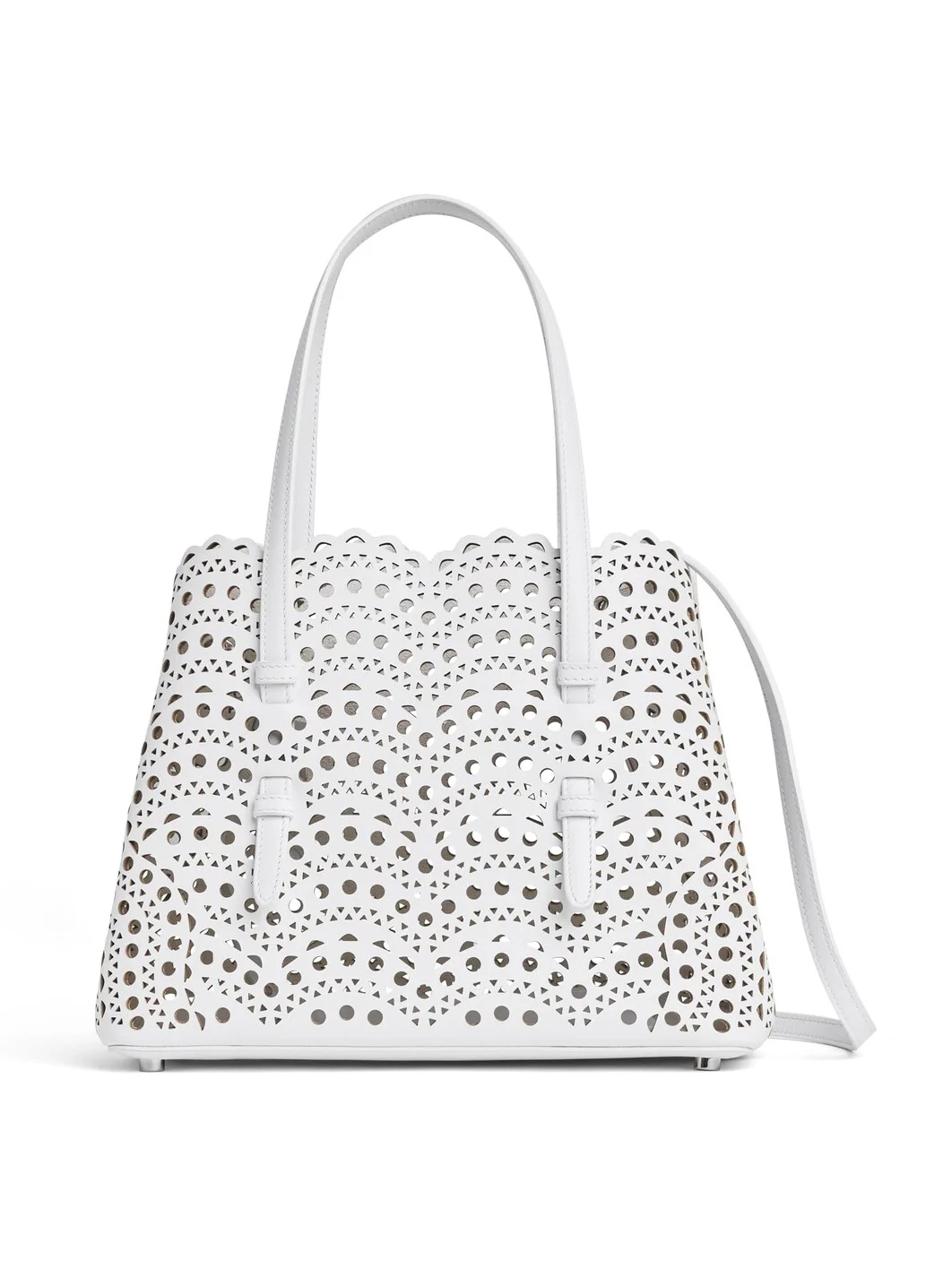 Alaïa Mina 25 Bag In Perforated Vienne Calfskin