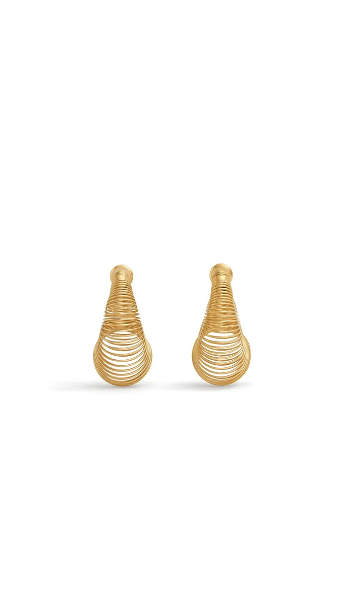 Alaïa Spiral Hoop Earrings | Thumbnail 3 Alaïa Spiral Hoop Earrings | Thumbnail 3