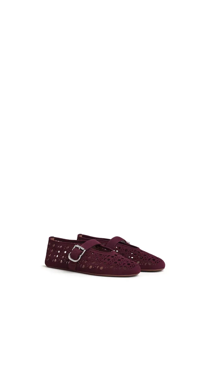 Alaïa Ballet Flats Vienne In Suede | Thumbnail 2 Alaïa Ballet Flats Vienne In Suede | Thumbnail 2