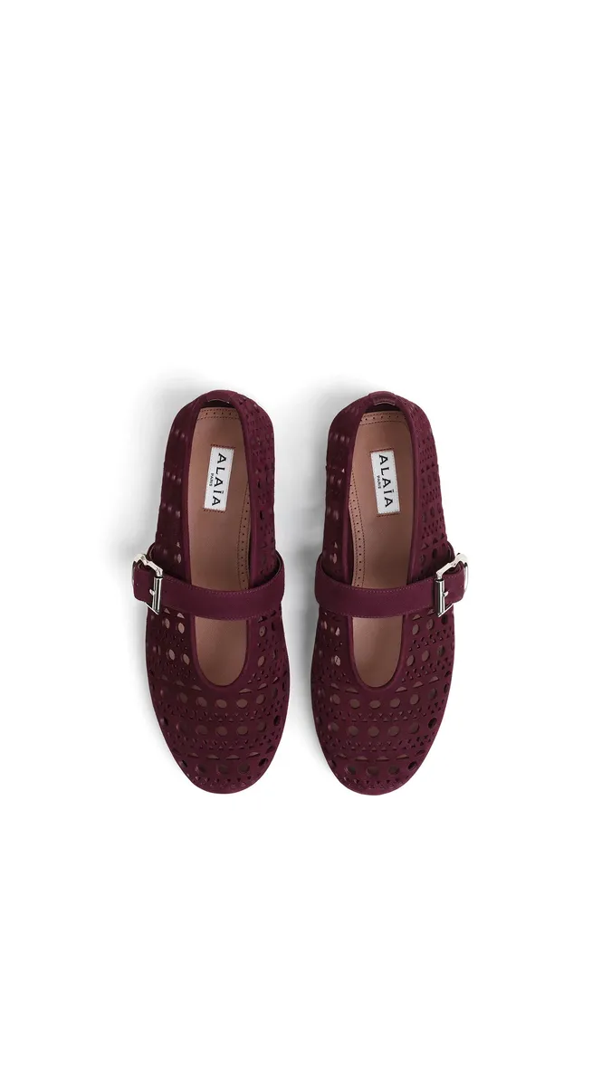 Alaïa Ballet Flats Vienne In Suede | Thumbnail 4 Alaïa Ballet Flats Vienne In Suede | Thumbnail 4
