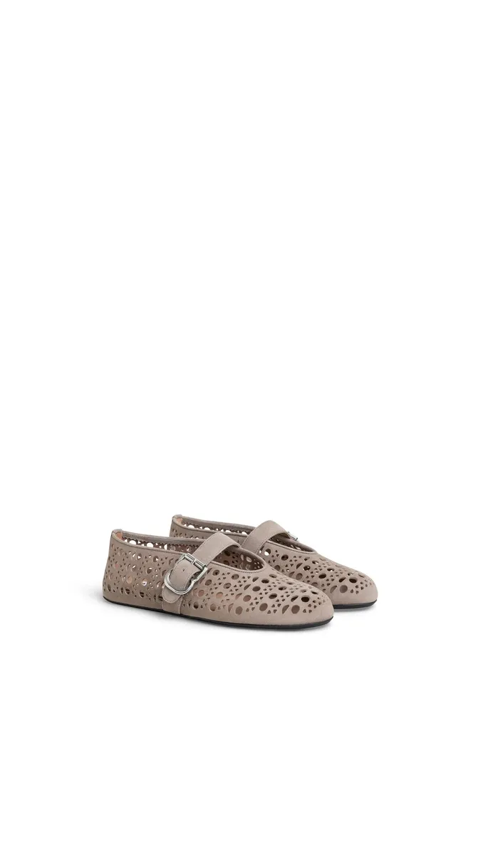 Alaïa Ballet Flats Vienne In Suede | Thumbnail 2 Alaïa Ballet Flats Vienne In Suede | Thumbnail 2