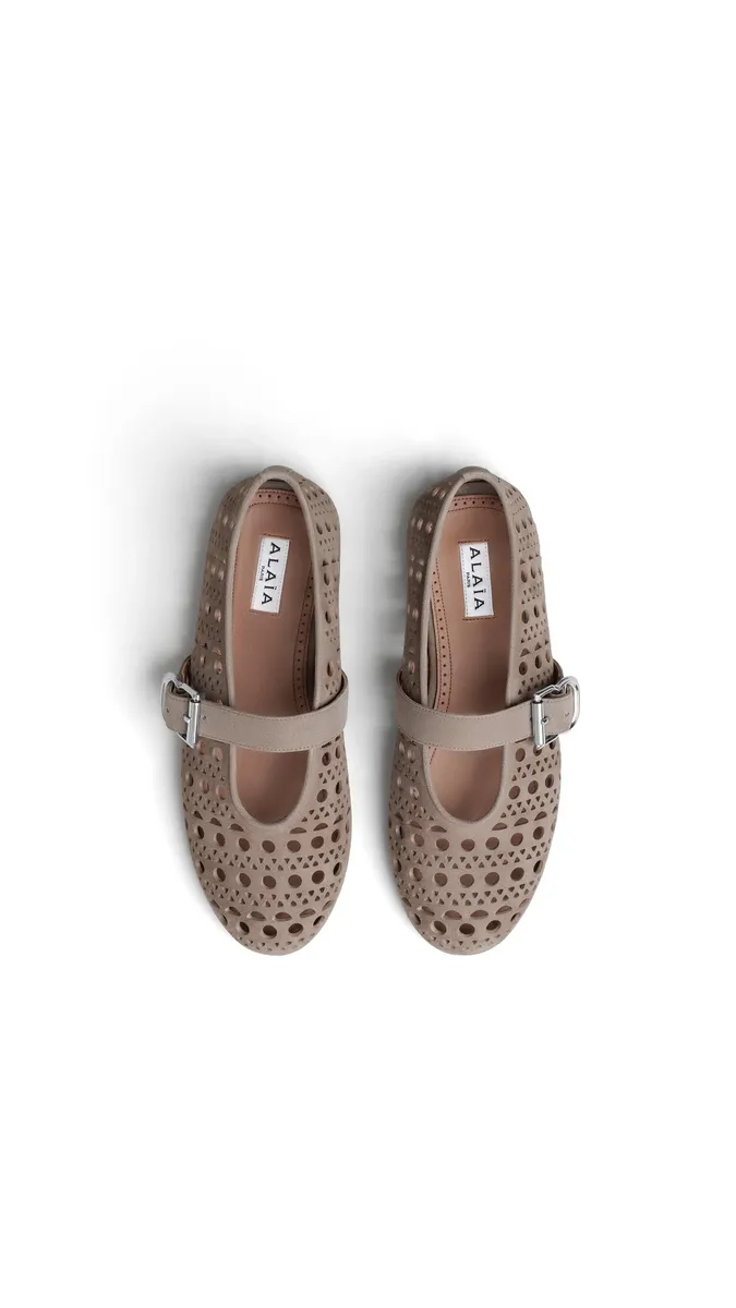 Alaïa Ballet Flats Vienne In Suede | Thumbnail 4 Alaïa Ballet Flats Vienne In Suede | Thumbnail 4