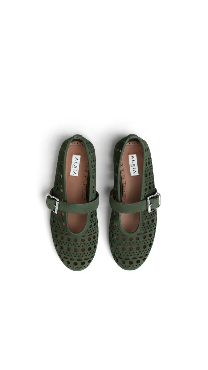 Alaïa Ballet Flats Vienne In Suede | Thumbnail 4 Alaïa Ballet Flats Vienne In Suede | Thumbnail 4
