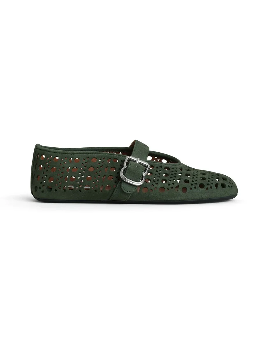 Alaïa Ballet Flats Vienne In Suede