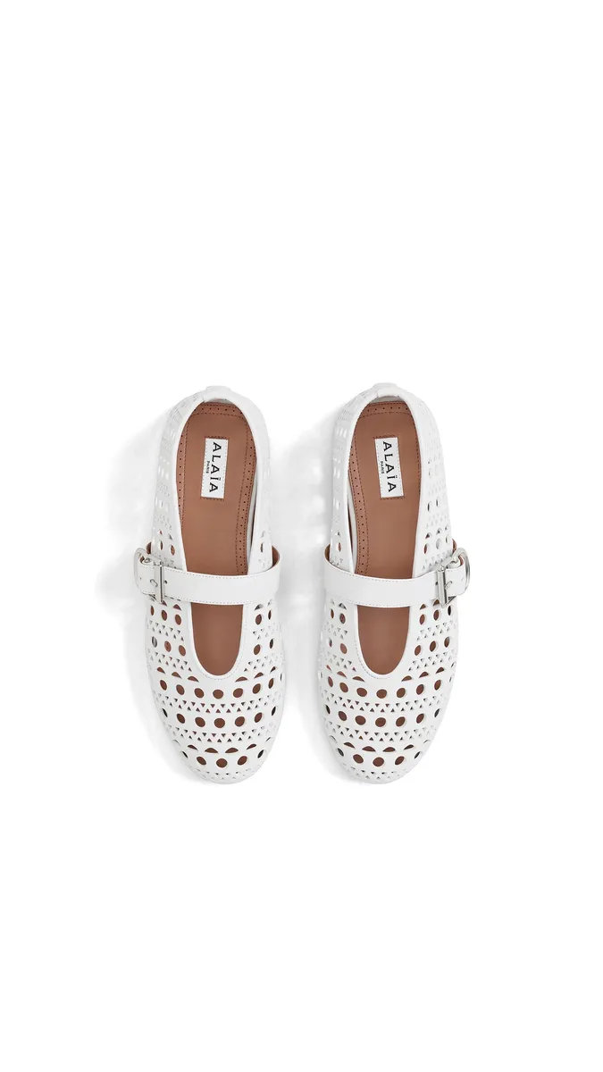 Alaïa Ballet Flats In Vienne Lambskin | Thumbnail 4