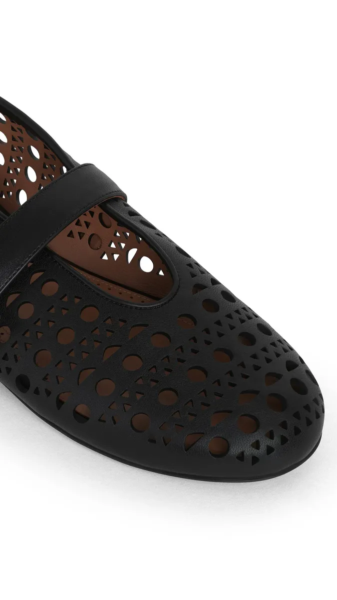 Alaïa Ballet Flats In Vienne Lambskin | Thumbnail 3