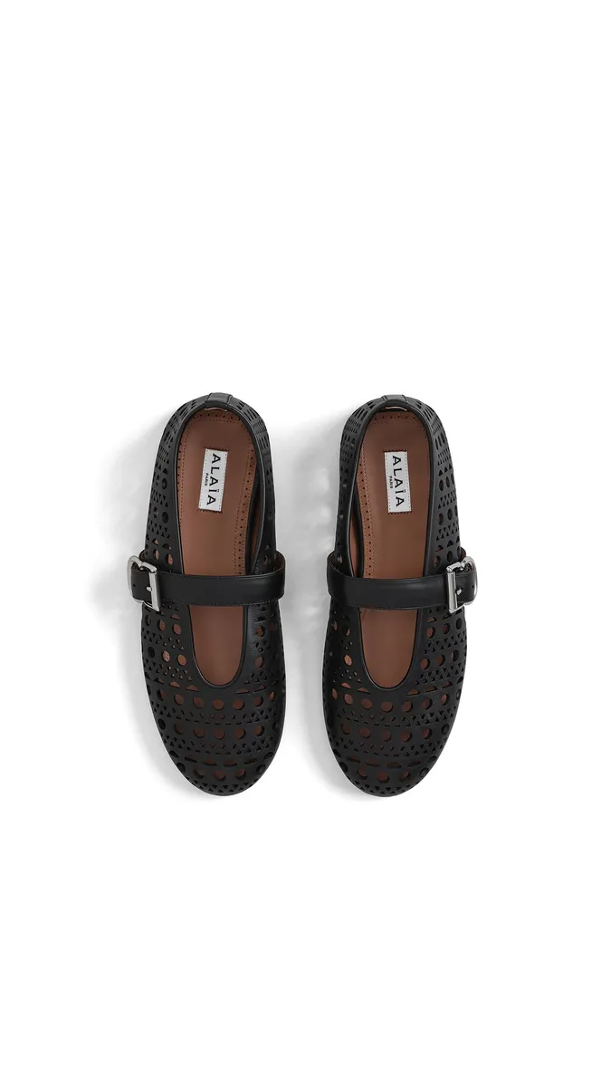Alaïa Ballet Flats In Vienne Lambskin | Thumbnail 4