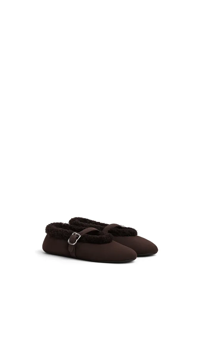Alaïa Ballet Flats In Merino Shearling | Thumbnail 2 Alaïa Ballet Flats In Merino Shearling | Thumbnail 2