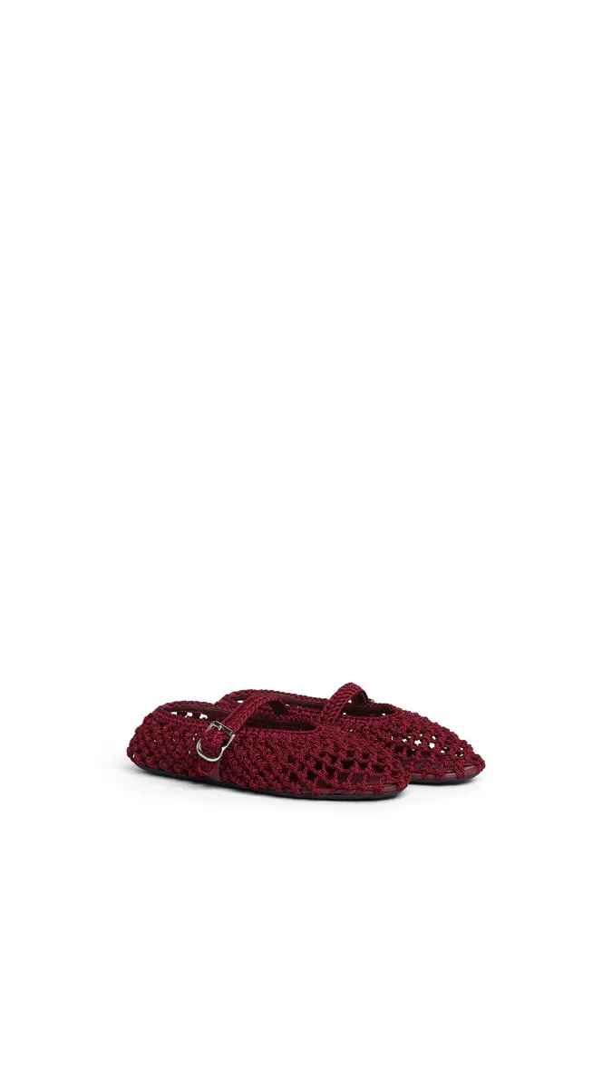 Alaïa Ballet Flats In Satin Cord | Thumbnail 2 Alaïa Ballet Flats In Satin Cord | Thumbnail 2