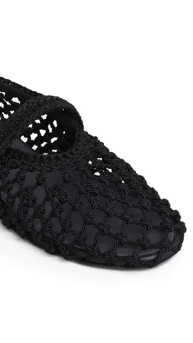 Alaïa Ballet Flats In Satin Cord | Thumbnail 4 Alaïa Ballet Flats In Satin Cord | Thumbnail 4