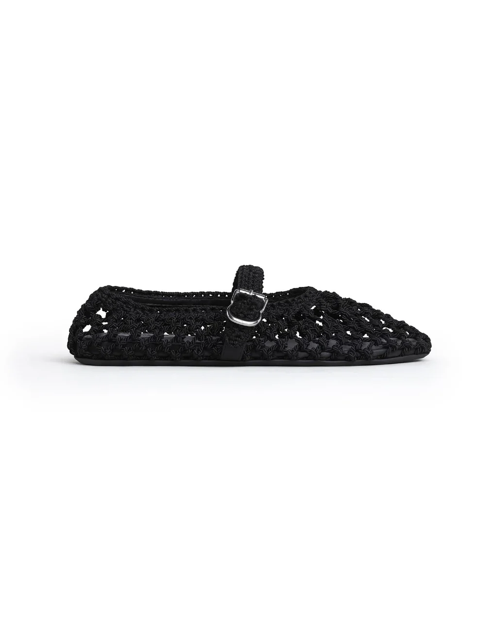 Alaïa Ballet Flats In Satin Cord